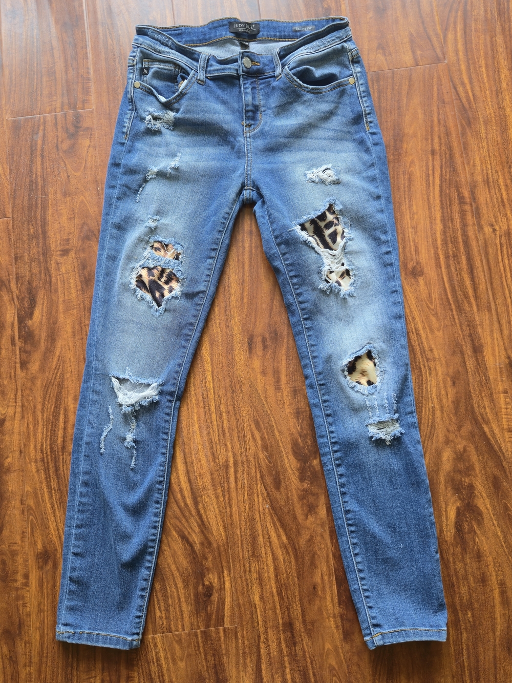 Judy Blue High Waist Heavy Destroyed Skinny Jeans 7/28